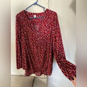 Long sleeve tunic top